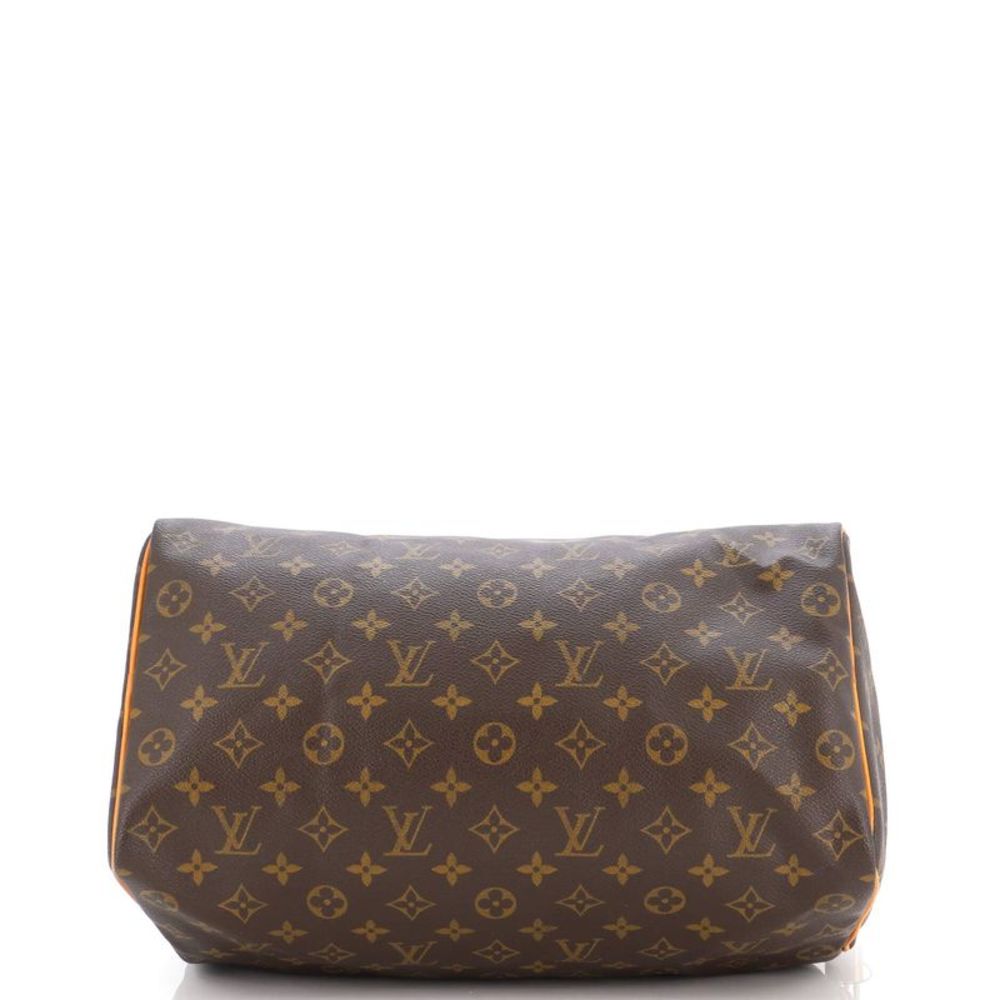 Louis Vuitton Speedy Handbag Monogram Canvas 35 Brown - Picture 5 of 10